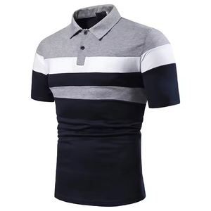 Camiseta de Hombre de Algodón de Primera Calidad con Logotipo Bordado Personalizado, Camisetas Polo para Hombre, Ropa Deportiva Informal de Marca, Polos, Camisetas para el Hogar, Último Diseño - Product Image 3