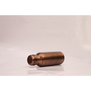 Bouteille d'eau en cuivre pur 1000 ml avec motif gravé à la main, bienfaits ayurvédiques pour la santé, bouteille de voyage écologique pour le yoga et la gym - Product Image 5