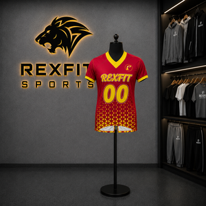 Rexfit Unisex American Football Uniform Jersey <b>Pants</b> Set Printed 3D Sublimated Breathable <b>Mesh</b> V-Neck Sleeveless Moisture - Product Image 6