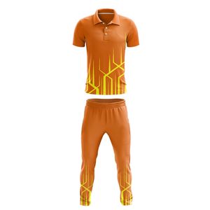 Uniformes de cricket sublimés pour club, fabriqués au Pakistan, 100 % polyester, réversibles, personnalisés, à manches courtes, séchage rapide, respirants, à vendre - Product Image 4
