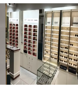 Luxury Optical Shop Interior Design Modern Showroom Decoration <b>Display</b> Furniture Spectacle Frame <b>Wall</b> Rack for Stores - Product Image 2