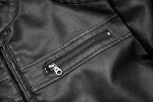 Chaquetas de Cuero de Primera Calidad para Hombre, Color Negro, Chaqueta de Cuero para Hombre de Manga Larga, Producto de Cuero Genuino para Hombre en 2026 - Product Image 6