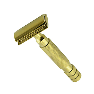 Maquinilla de Afeitar de Doble Filo Profesional Reutilizable de Acero Inoxidable para Afeitado en Húmedo, Calidad de Exportación, Precio de Fábrica - Product Image 1