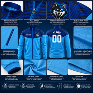 Custom Soccer Windbreaker <b>Jacket</b> <b>Lightweight</b> Water Resistant Sublimated Name Number Team Training <b>Jacket</b> OEM ODM Manufacturer - Product Image 3