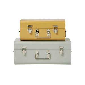 Gold Red Hammered Design Metal Trunk <b>Storage</b> <b>Box</b> <b>Bin</b> Long Life Home Cloths <b>Storage</b> Usage in Wholesale Cheap Price Metal Trunk - Product Image 4