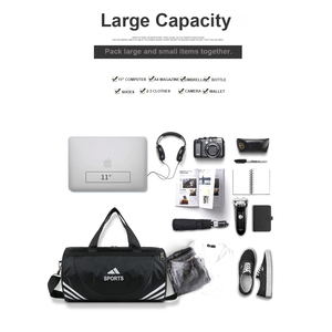 Bolsa de Deporte de Viaje de Gran Capacidad con Logotipo Personalizado al por Mayor, Bolsa de Deporte Impermeable de Poliéster para Fin de Semana, Bolsa de Fitness para Actividades al Aire Libre - Product Image 5