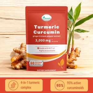 Nhãn hiệu riêng NGHỆ CURCUMIN Softgel với nghệ hữu cơ, Piperine hạt tiêu và Gừng cho sức khỏe, năng lượng và sức sống - Product Image 2