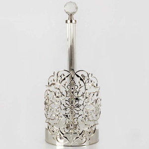 Nouveaux porte-serviettes personnalisables en acier inoxydable et laiton, forme ronde, finition dorée antique, accessoires pour porte-serviettes - Product Image 5