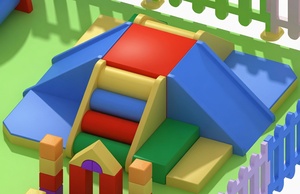 Juego de Bloques de Plástico de Primera Calidad para Área de Juegos Infantil, Uso en Jardín de Niños - Product Image 2