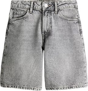 Shorts en jean délavé taille haute coupe droite décontracté été coton pour homme - Product Image 1