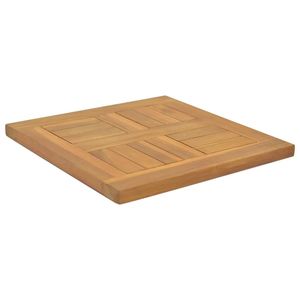 Tavolo in legno massello Teak 15.7 quadrato "x 15.7" x 1 "pollici - Product Image 3