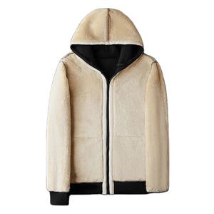 Winter Thick Warm <b>Men's</b> <b>Fleece</b> Lining Zipper Hoodie Long Sleeve Casual Sports <b>Black</b> Hooded Plain Dyed Eco-Friendly 2026 - Product Image 4