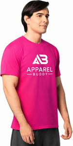เสื้อยืดแขนสั้นผู้ชายแบรนด์ AMY ผ้าฝ้าย 100% ทรงปกติ รับสกรีนโลโก้ ขายส่ง - Product Image 4