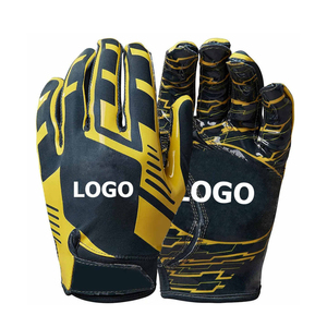 Red Full Finger PU Gloves With Non-Slip Palm Outdoor Unisex All Seasons <b>Hook</b> And Loop Closure - Product Image 6