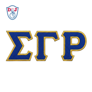 Patch brodé personnalisé thermocollant pour vêtements de fraternité et de sororité, appliques de lettres pour vêtements de sport universitaires - Product Image 5