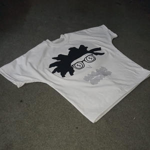 T-shirts pour hommes avec impression graphique DTG personnalisée, streetwear unisexe, coupe ample et épaisse, 100% coton, écologique, séchage rapide - Product Image 2