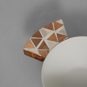 Juego de Tazones de Lujo de 3 Compartimentos con Asa de Mosaico de Madera, Plato para Servir Aperitivos de Alta Calidad al por Mayor - Product Image 5