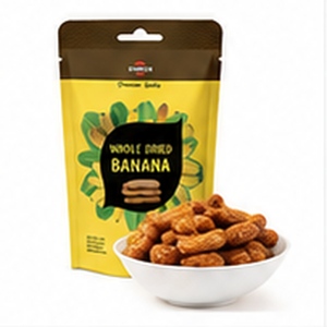 Meilleur prix, qualité supérieure, fabricant vietnamien, fournit des bananes séchées savoureuses et moelleuses, best-seller, conditionnées en sachet de 200g - Product Image 1