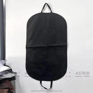 Sac de vêtements pliable de grande capacité en tissu Oxford noir de haute qualité, réutilisable, avec logo personnalisé, pour hommes, femmes, magasins de vêtements. - Product Image 2