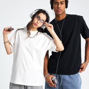 Camiseta de Hombre 100% Algodón, Manga Corta, Cuello Redondo, Color Sólido, Corte Holgado, Casual, Anti-Pilling, 220g - Product Image 4
