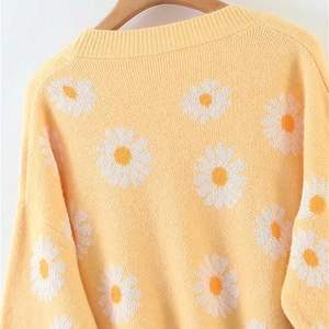 Suéter de punto holgado para mujer, estilo A-Line - Jersey de invierno holgado - Prenda de moda femenina suave y transpirable - Product Image 5