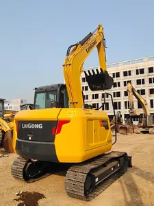 Excavadora de cadenas LiuGong 9075F usada, excavadora hidráulica de 7 a 8 toneladas para movimiento de tierras en construcción - Product Image 3