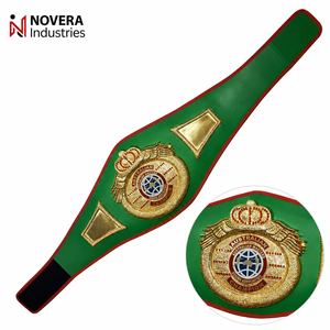 Ceinture de championnat de MMA personnalisée avec plaques en alliage de zinc, qualité supérieure, unisexe, fabriquée au Pakistan - Product Image 1