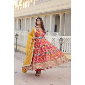 VESTIDO READYMADE ALIA CUT DE SANAYA'S CON DUPATTA 2017 - Product Image 2