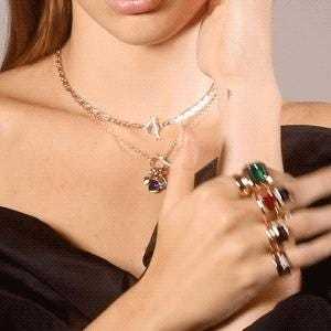 จี้รูปหัวใจมอสซาไนต์สีชมพูขนาด 5 มม. ทองคำแท้ 14k 18k ประดับแบบ Bezel น้ำหนัก 2.38 กะรัต รับรองโดย IGI สร้อยคอแบบมินิมอล ขายส่ง - Product Image 4