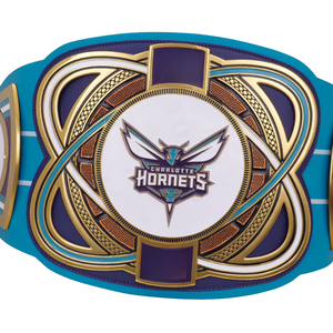 Cinturón de Campeonato de los Charlotte Hornets, Cinturón de Baloncesto y Lucha Libre Personalizable, Cinturón Deportivo Coleccionable de Alta Calidad para Fanáticos - Product Image 2