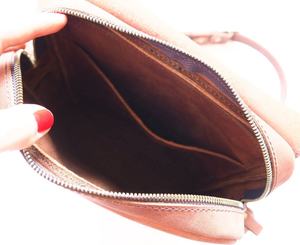 Bolso Bandolera de Cuero Hecho a Mano con Logotipo Personalizado, Bolso de Hombro Marrón, Correa Reforzada Suave y Duradera para el Uso Diario - Product Image 4