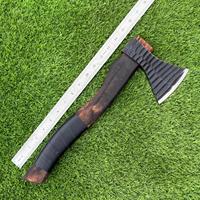 Hache Viking décorative de qualité industrielle, forgée à la main en acier au carbone, pour cosplay, cadeaux, camping en plein air, chasse