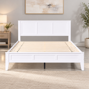 K2543 Cadre de lit premium sans sommier, plateforme gain de place, pour projets hôteliers, commande de mobilier sur mesure pour la maison - Product Image 1