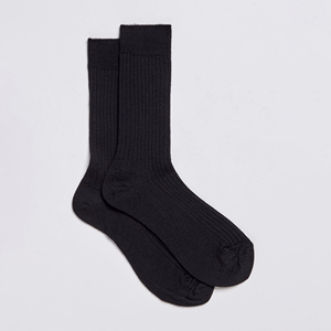 Custom Made Logo <b>Men's</b> Women'<b>s</b> Crew Letters Street <b>Socks</b> Sports Cotton Couple <b>Socks</b> Solid Black Color - Product Image 2