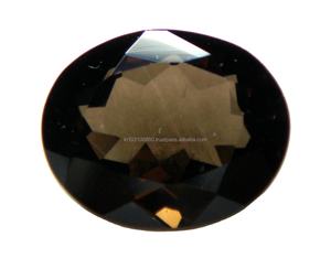 Cuarzo ahumado marrón de corte ovalado facetado 3A calidad 100% Natural corte semiprecioso piedra preciosa facetada suelta para joyería uso OEM - Product Image 1
