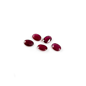 Rubis naturels de Bangkok, ovales calibrés 10x7mm, pierres précieuses facettées naturelles, prêtes à l'emploi pour la création de bijoux - Product Image 3