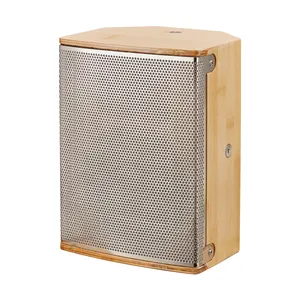 Top Tech 5 Inch High Quality Meeting Room Full Range Sound HiFi Bamboo Professional Audio Speakers For Banquet