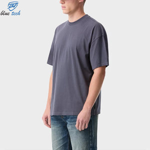 High Quality Blank Cotton StreetWear Tshirt Oversized Drop Shoulder <b>T</b>-<b>shirt</b> Custom Print logo HeavyWeight <b>White</b> <b>T</b> <b>Shirt</b> for Men - Product Image 3