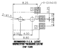 Connecteur d'alimentation CC DIP 3 broches 3,7 mm DC00450 personnalisé en usine, prise d'alimentation CC