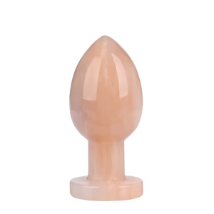 Huevo vaginal de aventurina naranja de alta calidad, cristal curativo, huevo yoni para mujeres, ejercicio de Kegel, piedra preciosa natural, venta al por mayor. - Product Image 1
