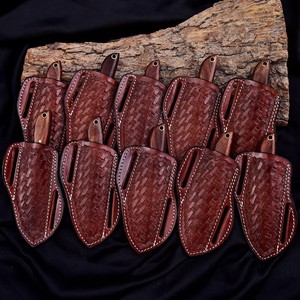 Couteau de chasse professionnel de haute qualité avec manche en bois, en acier inoxydable, pour le camping et la chasse - Product Image 5