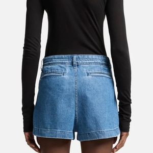 Shorts en jean pour femme, coupe moderne, confortables, pour l'été et les loisirs en extérieur, avec logo, collection 2026 - Product Image 5