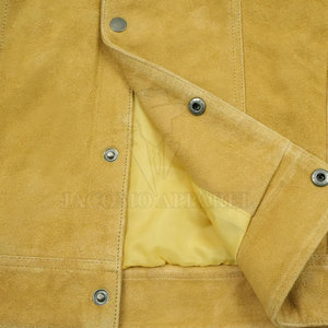 Hot Supplier Low MOQ Classic Style <b>Men</b> <b>Suede</b> Leather <b>Jacket</b> Multiple Pocket Design With Soft <b>Suede</b> Finish For <b>Men</b> - Product Image 6