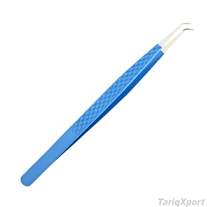 Pinzas Profesionales de Alta Calidad para Pestañas, de Acero Inoxidable, Antideslizantes, con Punta Puntiaguda, Mango Cómodo, Venta al Por Mayor - Product Image 6