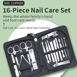 Kit de Manicura y Pedicura Profesional de Calidad de Salón con Empujadores de Cutículas Metálicos y Cortaúñas 4 en 1 de Alta Calidad - Product Image 5