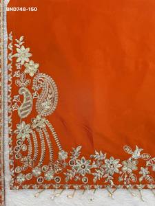 Ensemble Sharara élégant de la collection Premium en crêpe avec broderie et dentelle fantaisie – Fournisseur de vêtements ethniques de Surat - Product Image 2