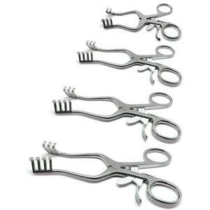 Rétracteur manuel personnalisé à dégagement intermédiaire, instrument chirurgical vétérinaire Nathanson Strong Arm réutilisable par Surgiright Instrument - Product Image 4