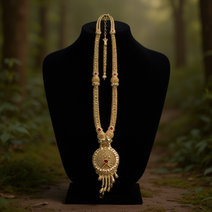 Ensemble de collier long Meenakari pour femmes - Bijoux de mariée élégants - Product Image 3