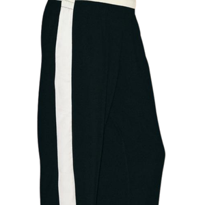 Pantalon large pour femme à rayures latérales, coupe décontractée, taille haute, ample, décontracté, personnalisable OEM, bas de tenue streetwear tendance - Product Image 3