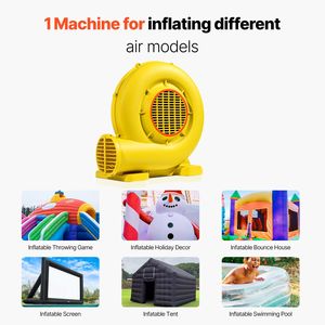 เครื่องเป่าลมขนาด 750W 950W 1.3 แรงม้า สำหรับบ้านลม บ้านเด้งดึ๋ง ปั๊มลม 3300 รอบต่อนาที เครื่องเป่าลมเชิงพาณิชย์ อุปกรณ์เสริมของเล่นเป่าลม - Product Image 2